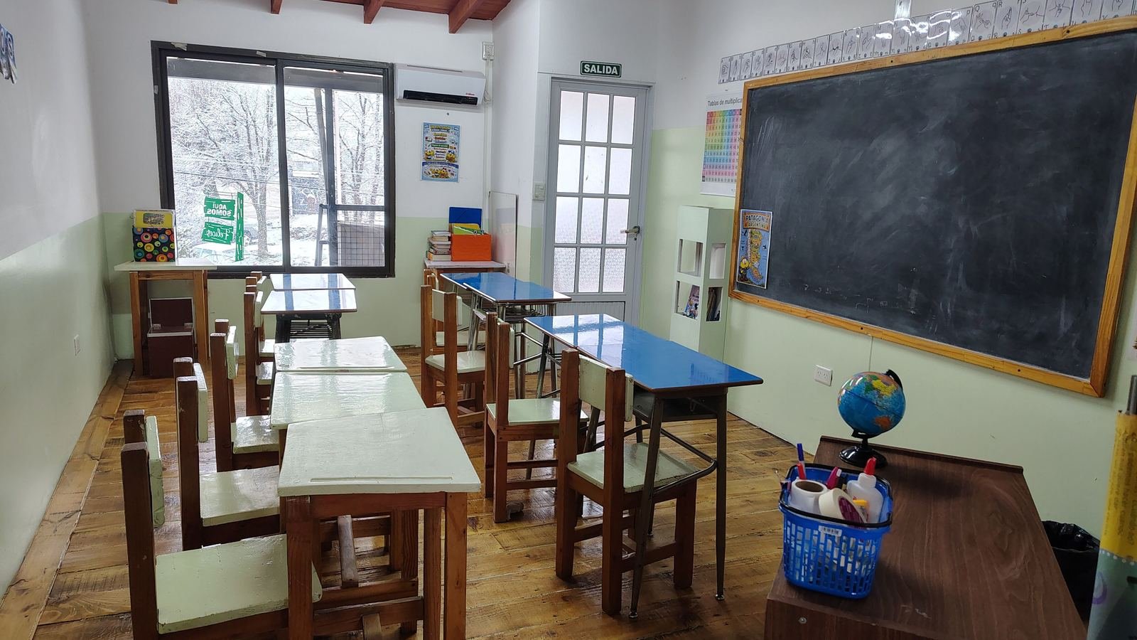 Aula del nivel primario de Cielos Abiertos